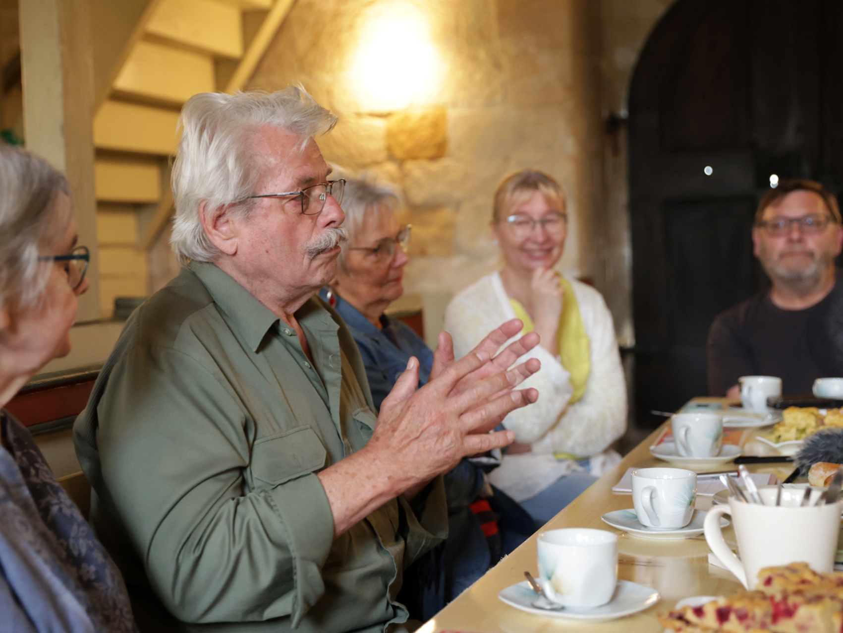 Erzählcafé am 3.5.2024 (Foto. Anne Baumann)