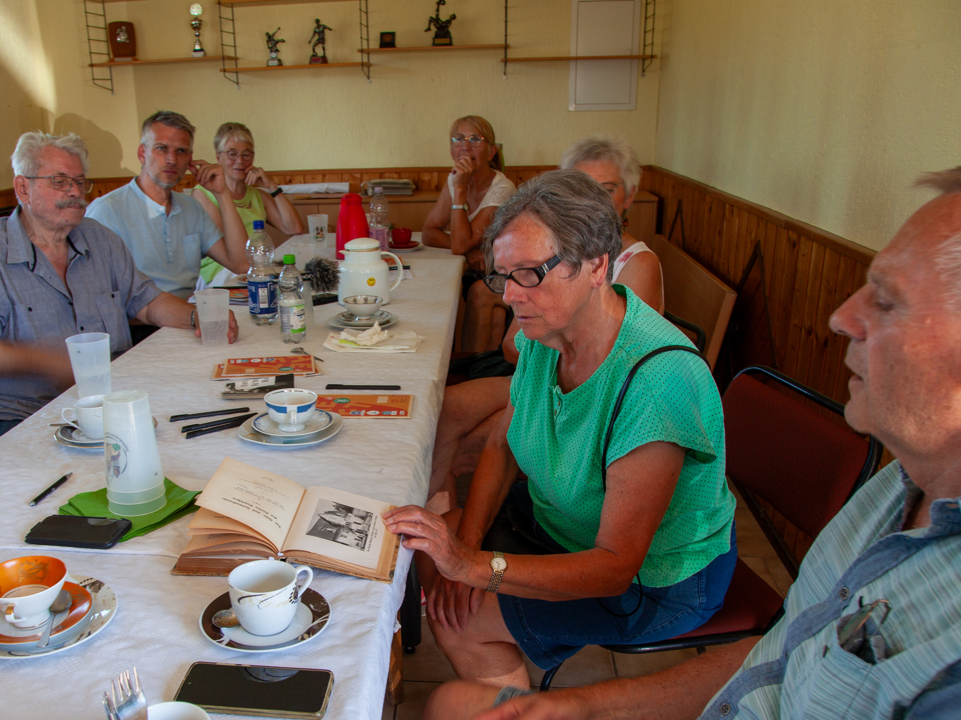Erzählcafé am 16.8.2024
(Foto. Anne Baumann)
